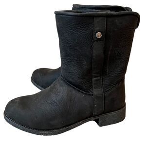 Abeo Pro Burlington Oiled Leather Shearling Boot